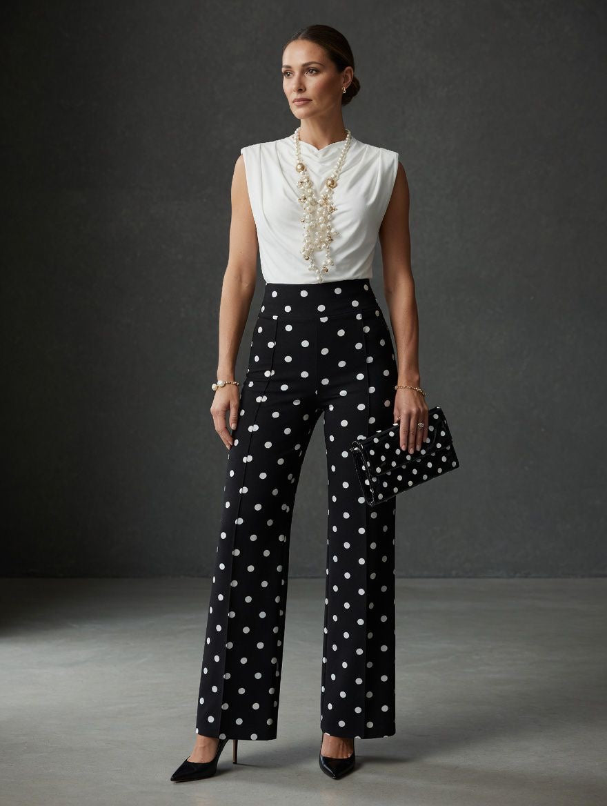 BMC pants polka dots