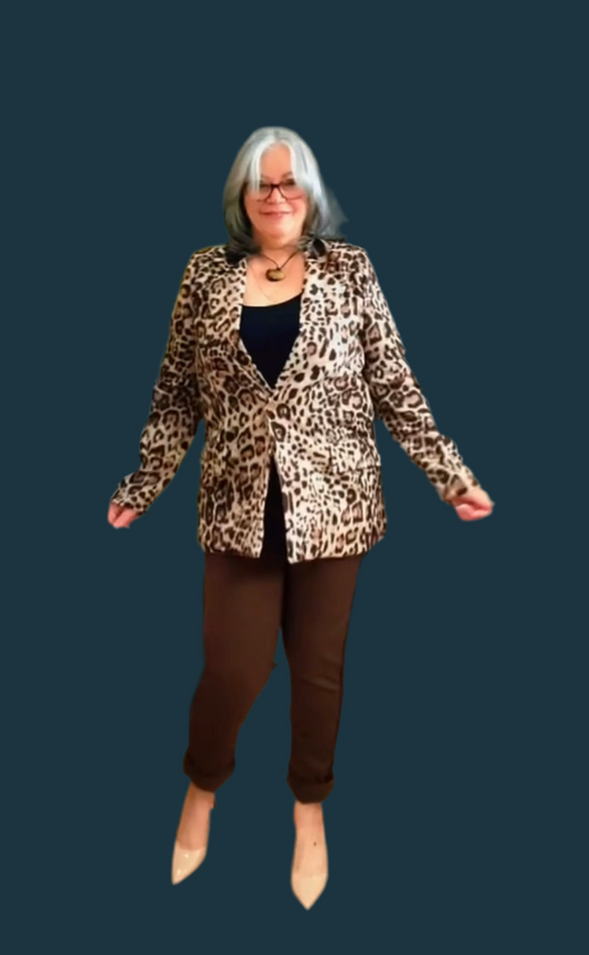 Blazer animal print