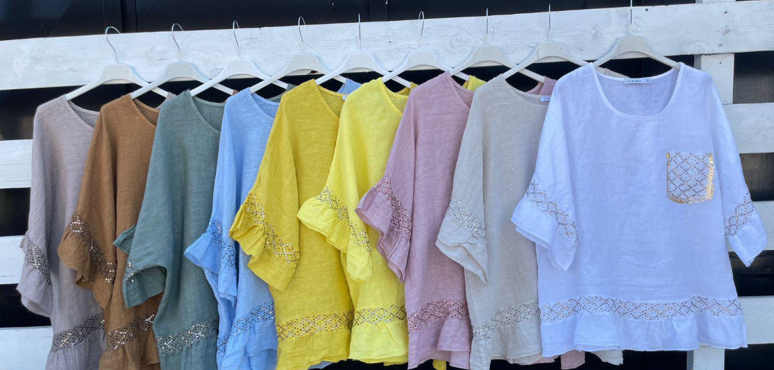 Blusas Lino