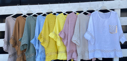 Blusas Lino
